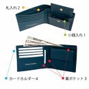 【Ocean Blue】Ocean Leather 二つ折り財布【マダイ】【ポイント交換専用】