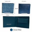 【Ocean Blue】Ocean Leather 二つ折り財布【マダイ】【ポイント交換専用】