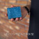 【Ocean Blue】Ocean Leather BOXコインケース【マダイ】【ポイント交換専用】