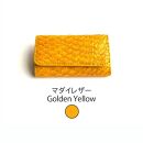 【Golden Yellow】Ocean Leather キーケース【マダイ】【ポイント交換専用】