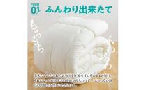 香川県高松市で製造　抗菌防臭防ダニ加工わた使用合繊掛ふとん