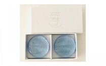 ＜Aji&nbsp;Glass＞　箸置き　くぼみ　泡　2個セット　(GIFT&nbsp;BOX付)