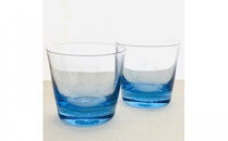 ＜Aji&nbsp;Glass＞　ロックグラス　みなも　2個セット　(GIFT&nbsp;BOX付)