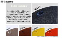 オリジナルスツール「FUKUYAMA」Mサイズ【木材：オーク／張地：デニム（NAVY）】【椅子 イス チェア ファニチャー 家具 人気 おすすめ 広島県 福山市】