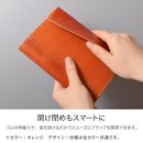 【オレンジ】包んで守る手帳＆ブックカバー（文庫本/A6サイズ）HUKURO 栃木レザー【雑貨 日用品 人気 おすすめ 送料無料】