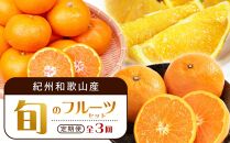 【1・4・7月 全3回】紀州和歌山産旬のフルーツセット（みかん・なつみ・バレンシア）【UT82】