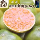 ＜9月より発送＞厳選　極早生有田みかん5kg+150g（傷み補償分）【YN26・ゆら早生】