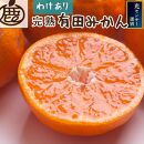 ＜11月より発送＞家庭用　完熟有田みかん10kg+300g（傷み補償分）【わけあり・訳あり】【光センサー選果】