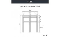 サイドテーブル シリンダ 円形49cmサイズ