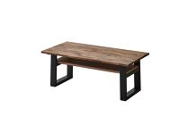 ＜2026年8月以降に発送予定＞【大川家具】無垢材&nbsp;センターテーブル&nbsp;(棚付き)&nbsp;食卓テーブル&nbsp;ローテーブル&nbsp;リビングテーブル&nbsp;幅1000&nbsp;ウォールナット&nbsp;天然木&nbsp;国産&nbsp;日本製&nbsp;鉄脚&nbsp;完成品&nbsp;組み立て不要&nbsp;高級感&nbsp;インダストリアル