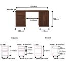 【大川家具】無垢材 システムデスク 幅1600mm テーブル パソコンデスク 子供机 勉強机 学習机 書斎デスク HM-TMR ウォールナット 天然木 モダン 国産 無垢材 高級感【設置付き】