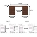 【大川家具】無垢材 システムデスク 幅1600mm テーブル パソコンデスク 子供机 勉強机 学習机 書斎デスク HM-HM ウォールナット 天然木 モダン 国産 無垢材 高級感【設置付き】