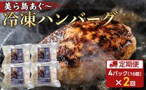 【2ヶ月定期便】【美ら島あぐ～】冷凍ハンバーグ