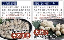 広島牡蠣と海鮮つみれ鍋【広島名産】広島牡蠣大粒むき身冷凍入り　【かき 冷凍 魚介類 水産 食品 お鍋　人気 おすすめ 広島県 福山市】