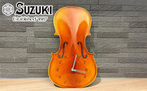 バイオリン職人が手掛けた“本物の“バイオリン時計【オモテ板使用】（壁掛けタイプ）