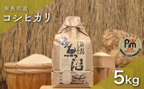 令和７年産「五つ星お米マイスター」の南魚沼産コシヒカリ　精米5kg
