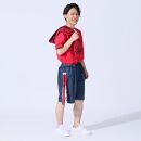 広島東洋カープ応援用デニムショートパンツ【Sサイズ】【洋服の青山 カープ コラボ デニム ファッション ストレッチ 素材 人気 おすすめ】