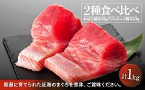 生まぐろ２種食べ比べセット　【一部離島配送不可】