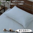 【シングル】やわらか和晒しガーゼ 綿100%寝具カバー2点セット（ブルー）774和晒-2P-S-BL