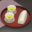 友禅和紙おしぼりトレー&nbsp;5枚セット&nbsp;梅桜&nbsp;桜流れ&nbsp;タツクラフト&nbsp;【Tk26】