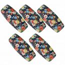 友禅和紙おしぼりトレー&nbsp;5枚セット&nbsp;桜&nbsp;牡丹紋&nbsp;タツクラフト&nbsp;【Tk29】