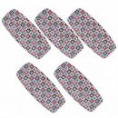 友禅和紙おしぼりトレー&nbsp;5枚セット&nbsp;花入り格子&nbsp;タツクラフト&nbsp;【Tk30】