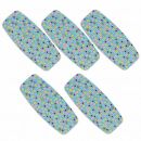 友禅和紙おしぼりトレー&nbsp;5枚セット&nbsp;桜&nbsp;金平糖&nbsp;水色&nbsp;タツクラフト&nbsp;【Tk31】