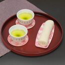 友禅和紙おしぼりトレー&nbsp;5枚セット&nbsp;桜&nbsp;雪うさぎ&nbsp;タツクラフト&nbsp;【Tk34】