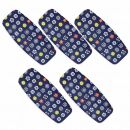 友禅和紙おしぼりトレー&nbsp;5枚セット&nbsp;小花&nbsp;小紋&nbsp;タツクラフト&nbsp;【Tk35】