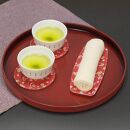 友禅和紙おしぼりトレー&nbsp;5枚セット&nbsp;小花&nbsp;舞うさぎ&nbsp;タツクラフト&nbsp;【Tk36】