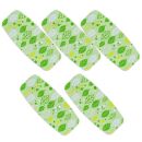 友禅和紙おしぼりトレー&nbsp;5枚セット&nbsp;サマーリーフ&nbsp;グリーン&nbsp;タツクラフト&nbsp;【Tk39】