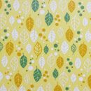 友禅和紙おしぼりトレー&nbsp;5枚セット&nbsp;オータムリーフ&nbsp;イエロー&nbsp;タツクラフト&nbsp;【Tk40】