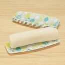 友禅和紙おしぼりトレー&nbsp;5枚セット&nbsp;ウインターリーフ&nbsp;グレー&nbsp;タツクラフト&nbsp;【Tk41】