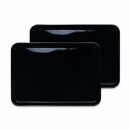 カラフルピノトレー&nbsp;M&nbsp;33cm&nbsp;ブラック&nbsp;2枚組&nbsp;タツクラフト&nbsp;【Tk59】