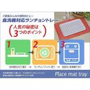 【ブルー×イエロー2枚組】ST&nbsp;ランチョン&nbsp;トレー&nbsp;L&nbsp;39cm&nbsp;ミルキー&nbsp;チェック&nbsp;タツクラフト&nbsp;【Tk102】