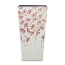 蒔絵調&nbsp;ダストボックス&nbsp;L角&nbsp;9.5L&nbsp;桜ホワイト&nbsp;タツクラフト&nbsp;【Tk148】