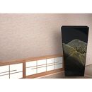 蒔絵調&nbsp;ダストボックス&nbsp;L角&nbsp;9.5L&nbsp;波ブラック&nbsp;タツクラフト&nbsp;【Tk149】