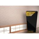 蒔絵調&nbsp;ダストボックス&nbsp;L角&nbsp;9.5L&nbsp;金雲ブラック&nbsp;タツクラフト&nbsp;【Tk151】