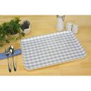 【ブルー×グリーン2枚組】&nbsp;SR&nbsp;トレー&nbsp;L&nbsp;39cm&nbsp;ミルキーチェック&nbsp;タツクラフト&nbsp;【Tk214】