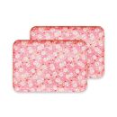 タツクラフト&nbsp;友禅和紙トレー&nbsp;M&nbsp;33cm&nbsp;2枚セット&nbsp;桜&nbsp;雪うさぎ&nbsp;【Tk303】
