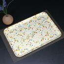 タツクラフト&nbsp;友禅和紙トレー&nbsp;M&nbsp;33cm&nbsp;2枚セット&nbsp;桜扇&nbsp;金流水&nbsp;【Tk312】