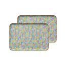 タツクラフト&nbsp;友禅和紙トレー&nbsp;M&nbsp;33cm&nbsp;2枚セット&nbsp;梅桜&nbsp;桜流れ&nbsp;【Tk313】