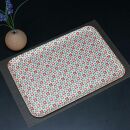 タツクラフト&nbsp;友禅和紙トレー&nbsp;M&nbsp;33cm&nbsp;2枚セット&nbsp;花入り格子&nbsp;【Tk314】