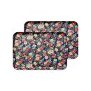 タツクラフト&nbsp;友禅和紙トレー&nbsp;M&nbsp;33cm&nbsp;2枚セット&nbsp;桜&nbsp;牡丹文&nbsp;【Tk315】