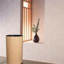 タツクラフト&nbsp;杢目塗り&nbsp;ダストボックス&nbsp;M&nbsp;ひのき杢&nbsp;6.8L&nbsp;2個組&nbsp;【Tk331】