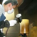 タツクラフト&nbsp;杢目塗り&nbsp;ダストボックス&nbsp;M&nbsp;ひのき杢&nbsp;6.8L&nbsp;2個組&nbsp;【Tk331】