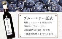 ブルーベリー 原液 600ml ( 300ml × 2本 ) 果物 果実 くだもの フルーツ 飲料 果実飲料 ドリンク 完熟 小粒 アントシアニン 人気 おすすめ 宮城