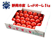 【12月より順次発送】完熟中玉トマト『レッドオーレ』1箱1kg  5,000円