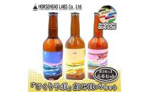 【じくうラボ。】 飲み比べセット ３種 各2本 計6本 (キーホルダー栓抜き付き) HORSEHEAD LABS クラフトビール ご当地ビール 地ビール お酒 ビール