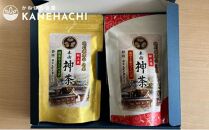 静岡久能山東照宮献上茶「本山神茶」煎茶ティーバッグ 75g  (5g×15個) 茎ほうじ茶 80g  (4g×20個) ティーバッグ 詰合せ 静岡市葵区産 かねはち茶園 オススメお茶